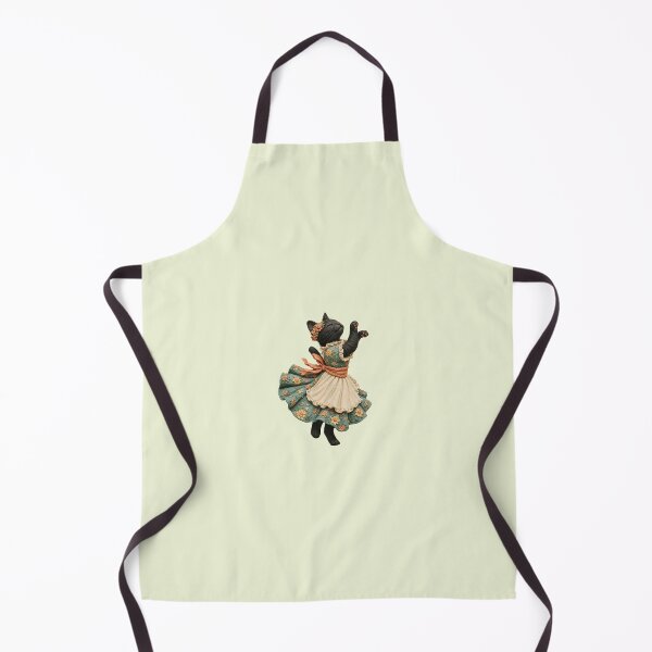 Item preview, Black Cat Ballerina – Cute Vintage Floral Dance Cat in Clay Art Style designed and sold by StickerJas.