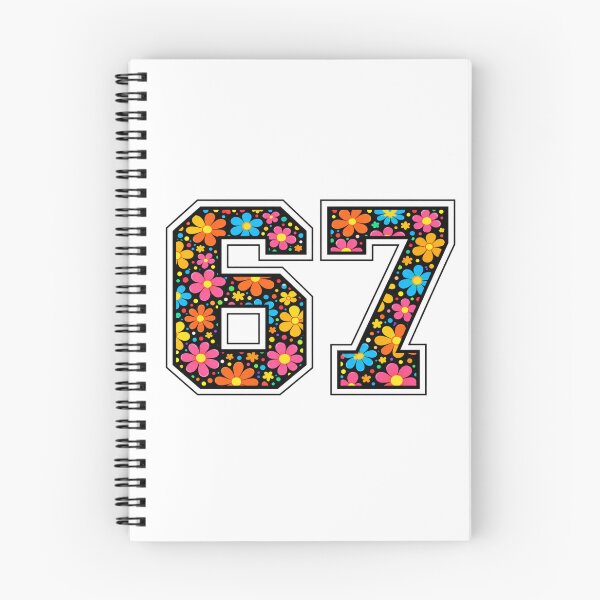 Item preview, Floral 67 - Six Seven Meme Retro Flower Design designed and sold by yodaddydesigns.
