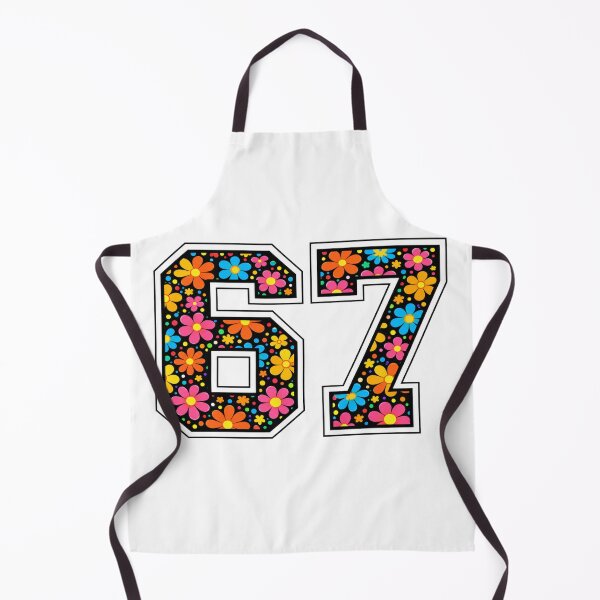 Item preview, Floral 67 - Six Seven Meme Retro Flower Design designed and sold by yodaddydesigns.