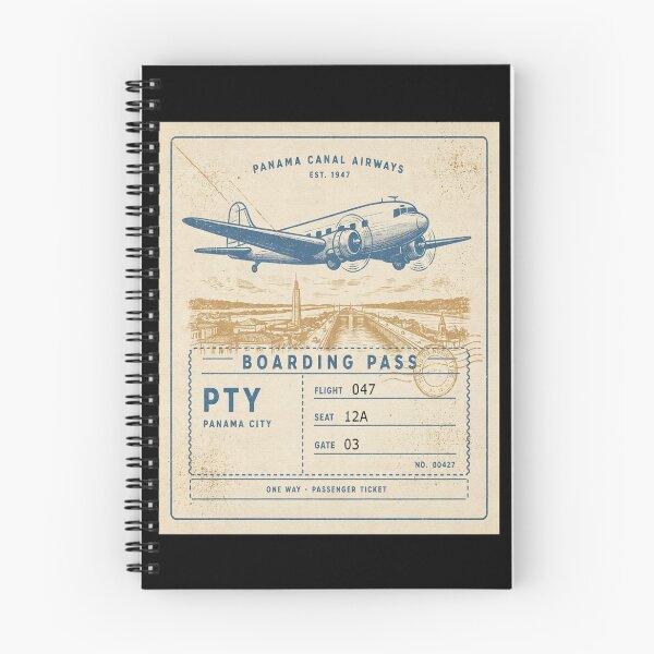 Item preview, Panama City Vintage DC‑3 Mid‑Century Travel Stamp designed and sold by stickercuffs.