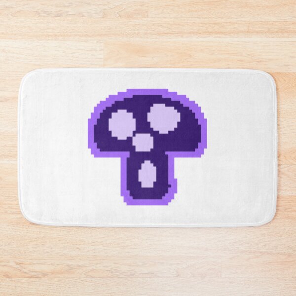 Item preview, Violet Retro Pixel Mushroom Spooky Toxic Toadstool Graphic designed and sold by YourPalCujoShop.