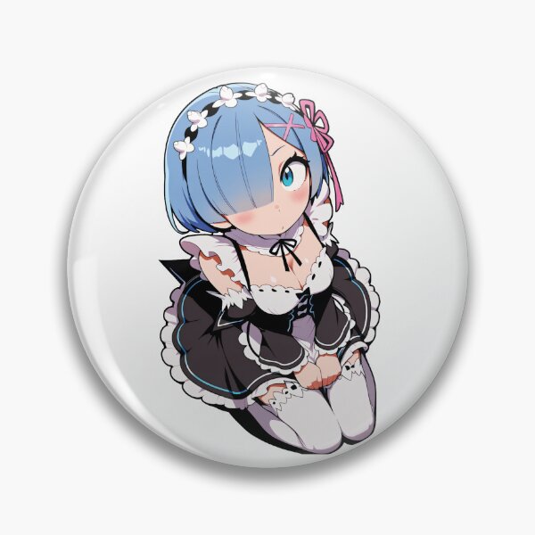 Item preview, Chibi Rem Maid anime Sticker designed and sold by RGB-crayon.