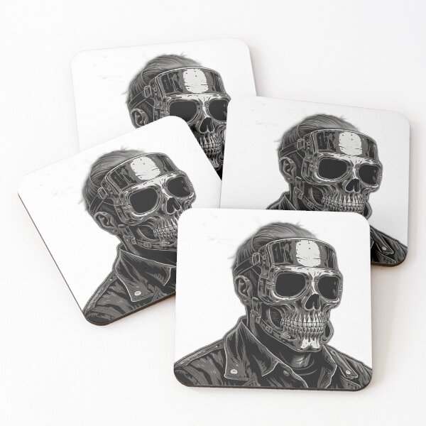 Item preview, Dark Skull Rider in Leather Jacket designed and sold by NovaPrintLab92.