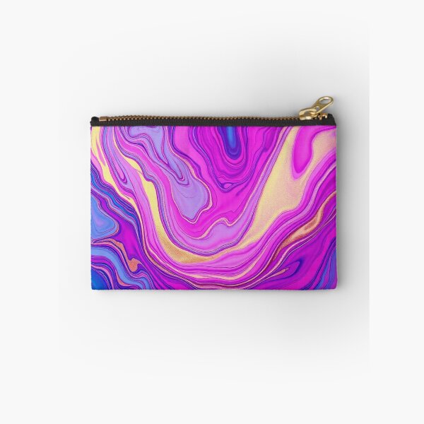 Item preview, Magenta Pink Blue Liquid Swirl designed and sold by IntelliMindDesigns.