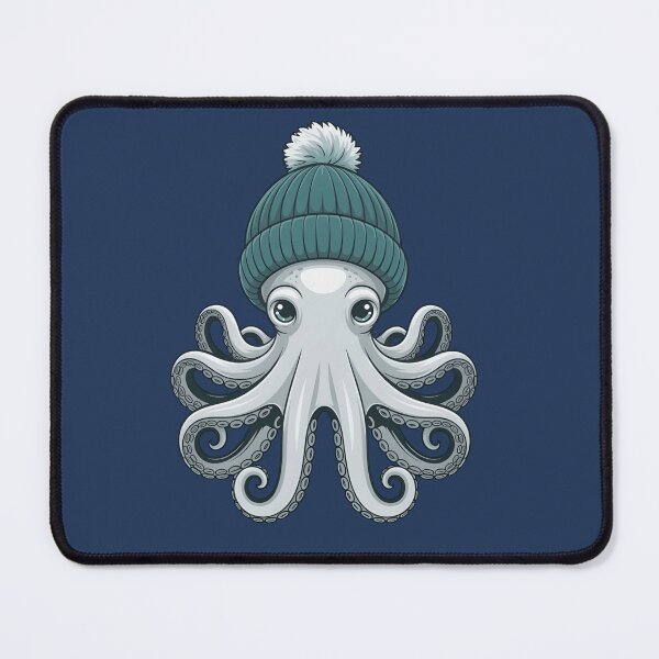 Item preview, Cute Octopus Beanie Winter Shirt – Kawaii Sea Creature Ocean Lover Gift designed and sold by ZyxDes.