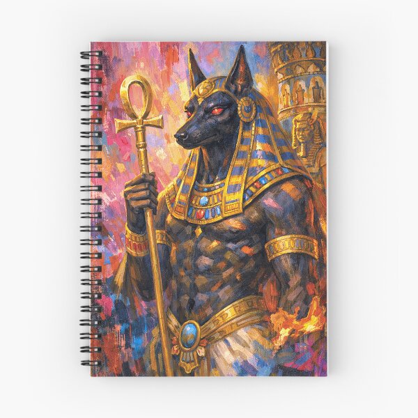 Item preview, Anubis Painting – Ancient Egyptian God of the Afterlife designed and sold by GalleryKauffeld.