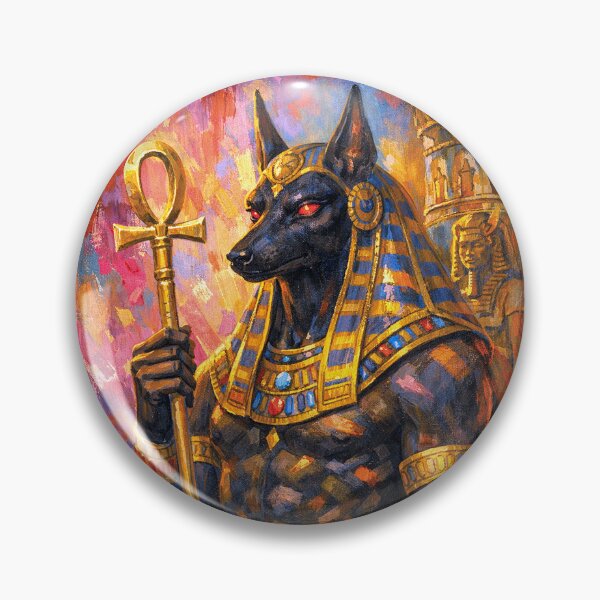 Item preview, Anubis Painting – Ancient Egyptian God of the Afterlife designed and sold by GalleryKauffeld.