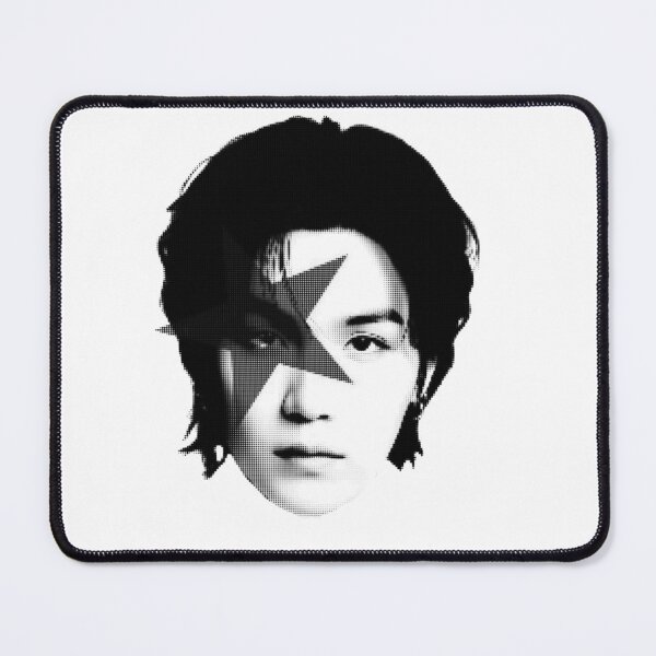 Item preview, BTS Suga Retro Star Halftone Pop Art Sticker designed and sold by Mooncreates7.