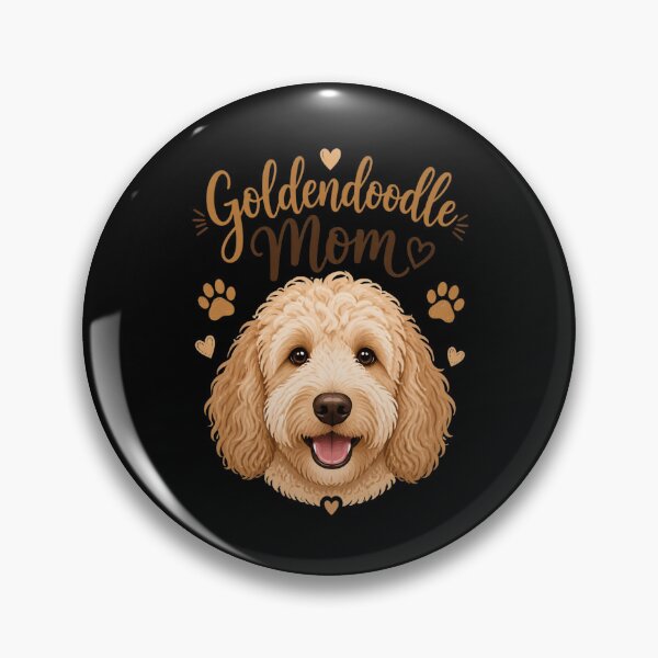 Item preview, Goldendoodle Mom Curly Fur Cute Dog Design designed and sold by CalmDownZone ⭐️⭐️⭐️⭐️⭐️.
