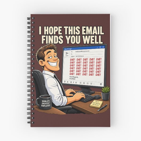 Item preview, I Hope This Email Finds You Well – Office Humor designed and sold by KissMy6 Industries.