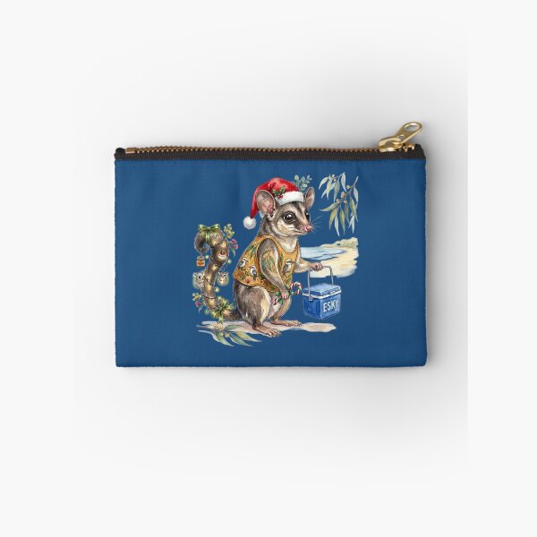 Item preview, Cute Sugar Glider Beach Christmas – Aussie Bush Holiday Art designed and sold by Wennebabs.