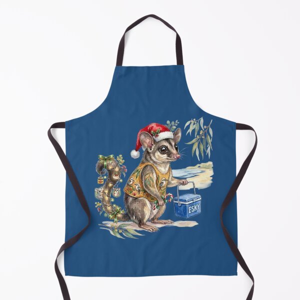 Item preview, Cute Sugar Glider Beach Christmas – Aussie Bush Holiday Art designed and sold by Wennebabs.