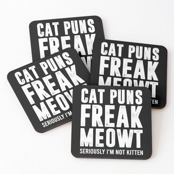 Item preview, Cat Puns Freak Meowt - Seriously I'm Not Kitten designed and sold by shileaavdy.