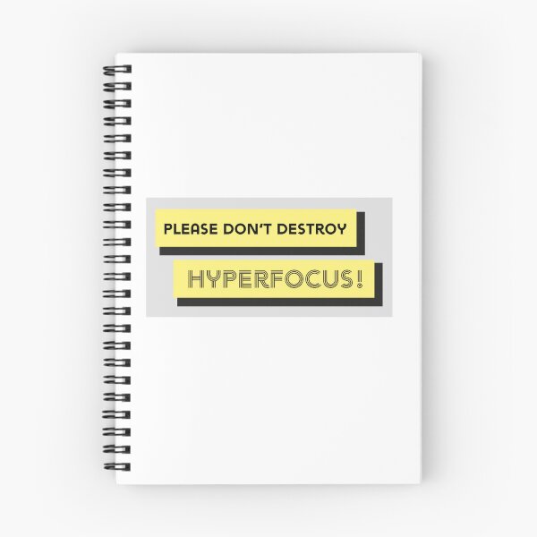 Item preview, Please Don't Destroy Hyperfocus Label designed and sold by NoBatteryClub.