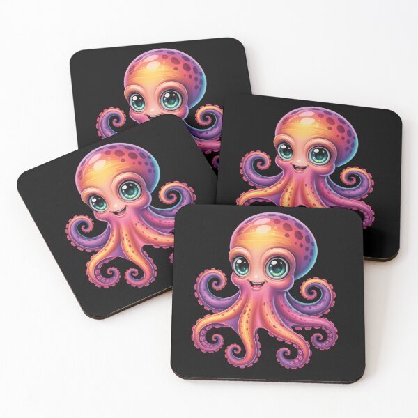 Item preview, Colorful Kawaii Octopus Shirt – Cute Rainbow Sea Creature Ocean Lover Gift designed and sold by ZyxDes.