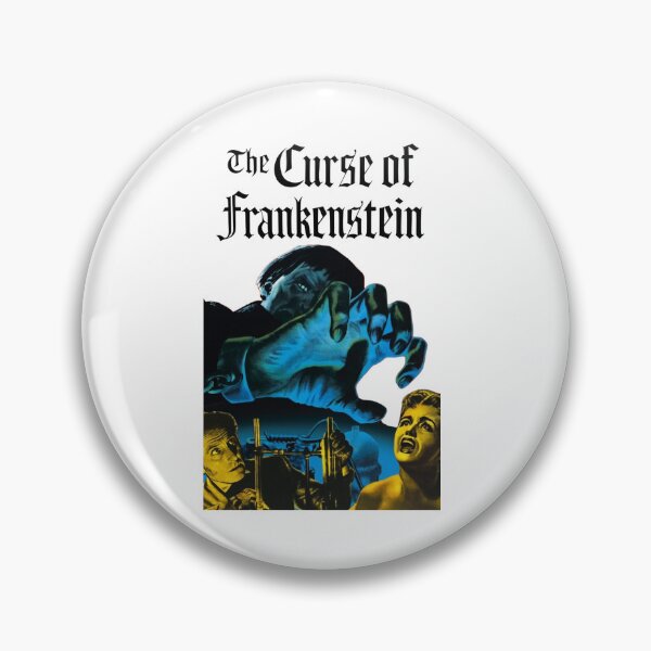 Item preview, The Curse of Frankenstein (Gothic Logo In Black) designed and sold by Atomic Mouth Designs.