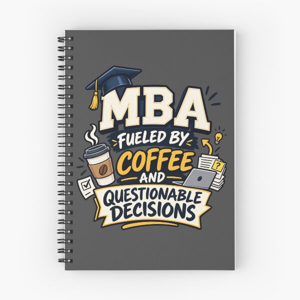 Item preview, MBA Fueled By Coffee and Questionable Decisions | Funny Business Grad Gift designed and sold by 19Beauty.