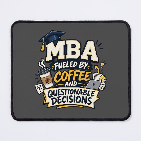 Item preview, MBA Fueled By Coffee and Questionable Decisions | Funny Business Grad Gift designed and sold by 19Beauty.