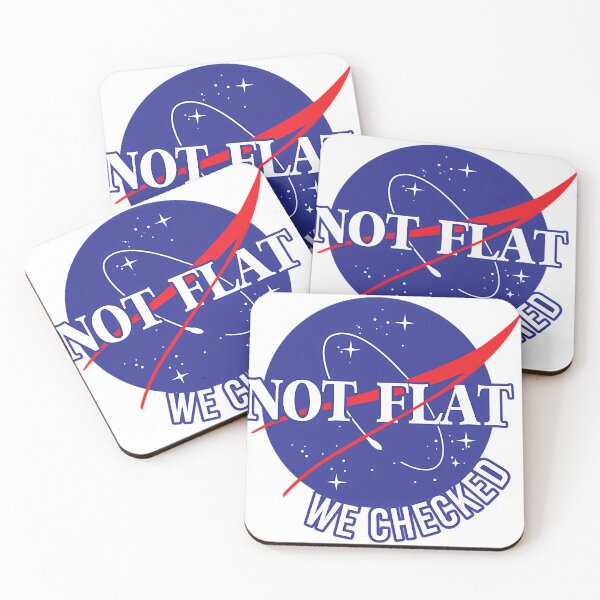 Item preview, Nasa Not Flat We Checked designed and sold by wygalorebaug.