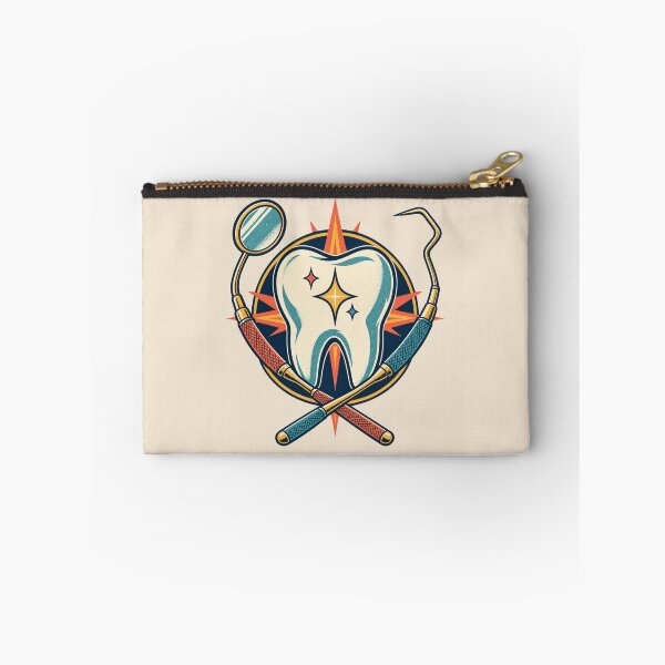 Item preview, Dentist Gift – Retro Tooth and Dental Tools Design designed and sold by astersgraphics.