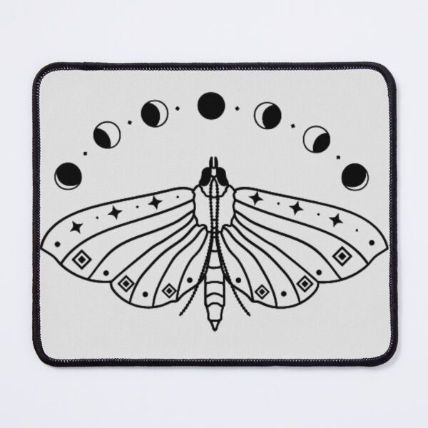 Item preview, Moth moon phases designed and sold by LovelyLu.