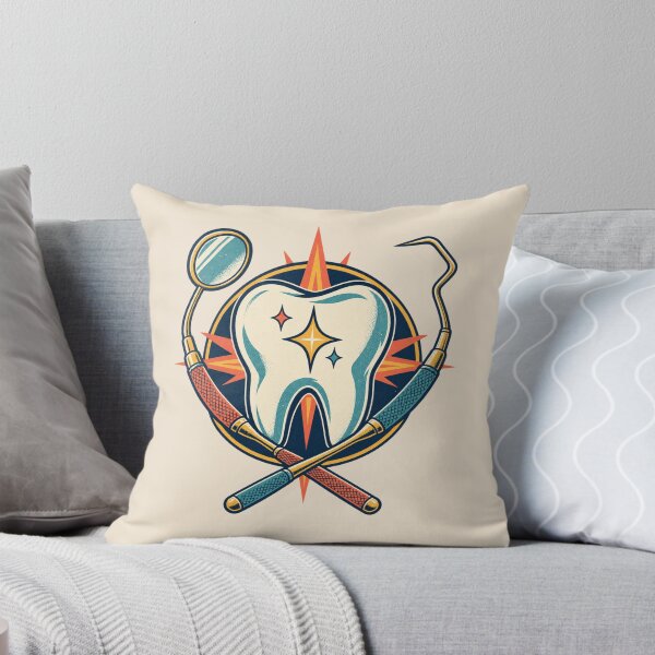 Item preview, Dentist Gift – Retro Tooth and Dental Tools Design designed and sold by astersgraphics.