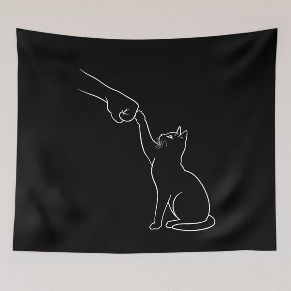 Item preview, Cute Cat Fist Bump designed and sold by Randomera.