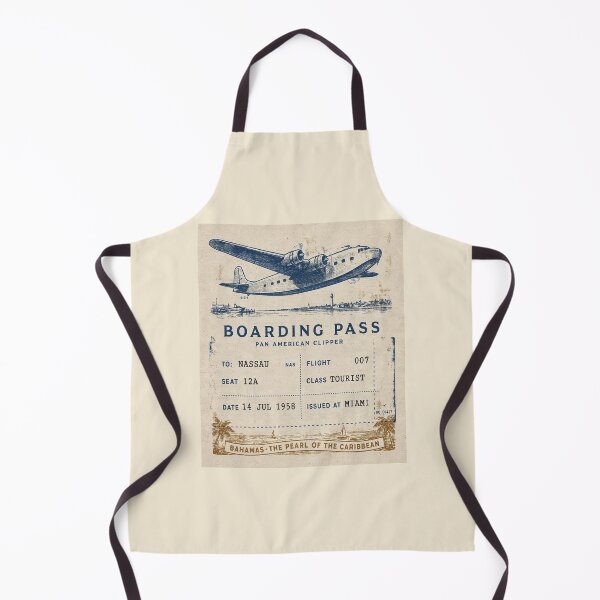 Item preview, Sello de viaje antiguo de Nassau con el Boeing Clipper de mediados de siglo designed and sold by stickercuffs.