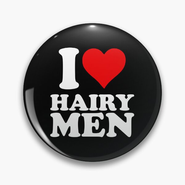 Item preview, I Heart Hairy Men - Funny Saying designed and sold by diannitagemvi.