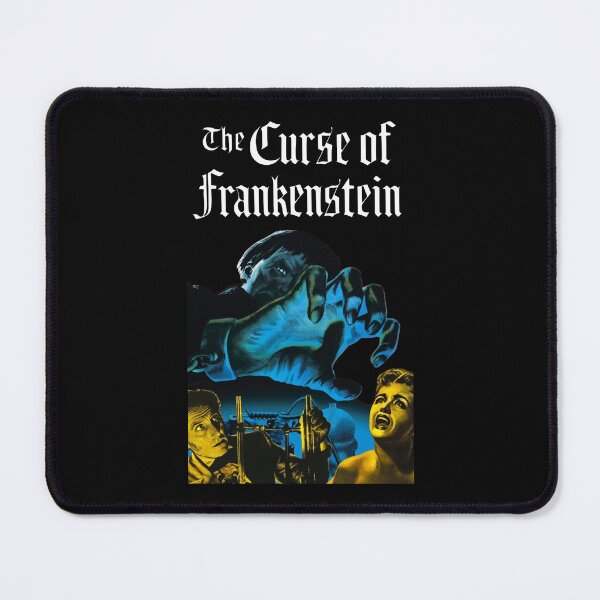 Item preview, The Curse of Frankenstein (Gothic White Logo, No Background) designed and sold by Atomic Mouth Designs.