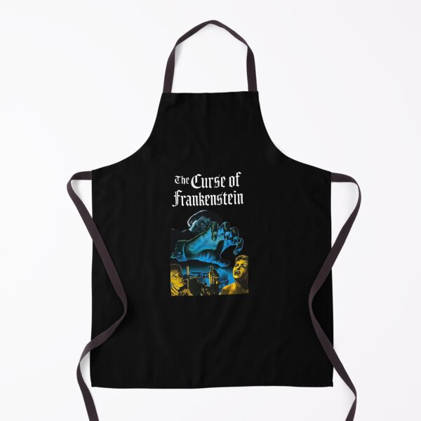 Item preview, The Curse of Frankenstein (Gothic White Logo, No Background) designed and sold by Atomic Mouth Designs.