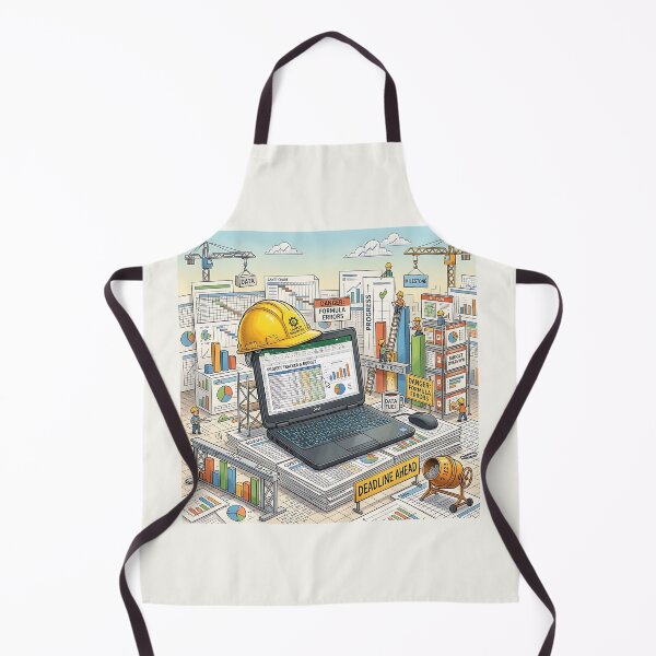 Item preview, Laptop Construction Site Budget Project Tracker Art designed and sold by Michaelragheb.