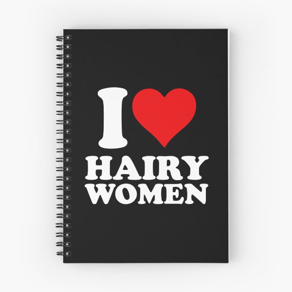 Item preview, I Heart Hairy Women - Funny Saying designed and sold by diannitagemvi.