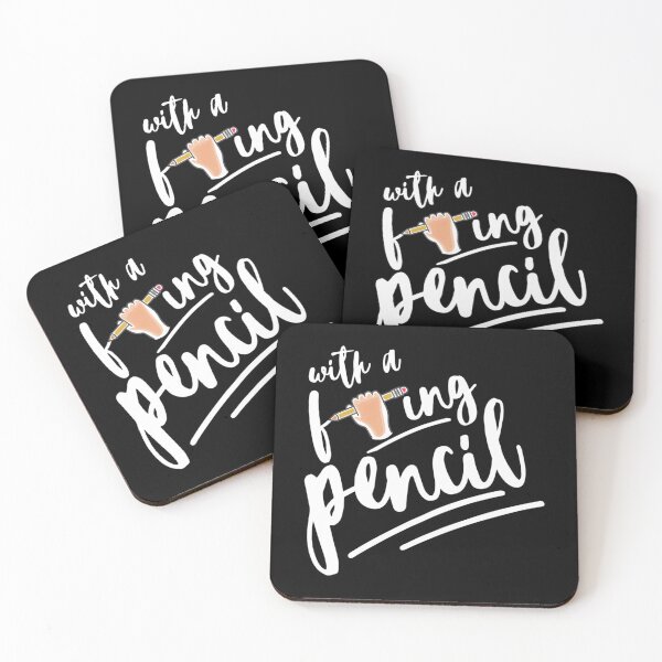 Item preview, With A F-Ing Pencil - John Quotes designed and sold by lyledi-erdre.