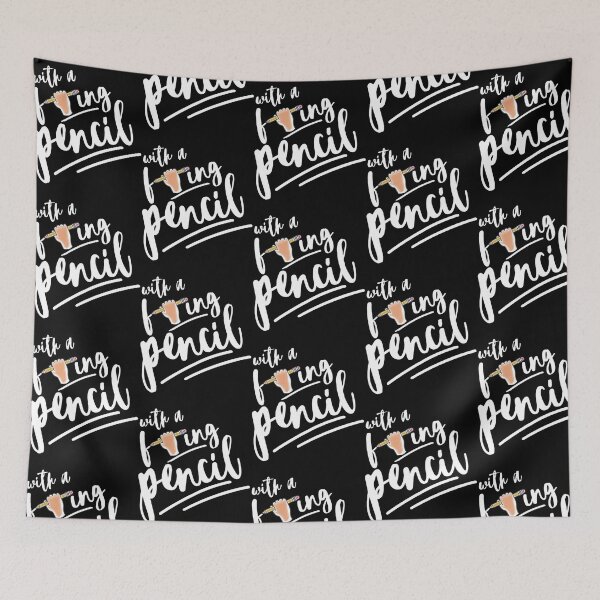 Item preview, With A F-Ing Pencil - John Quotes designed and sold by lyledi-erdre.