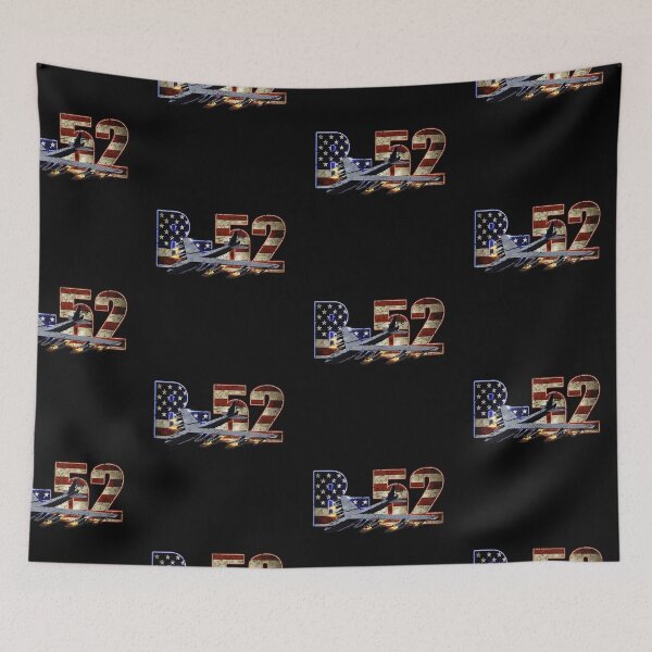 Item preview, B-52 Stratofortress Bomber American Flag US Air Force Jet designed and sold by Machomanshop.
