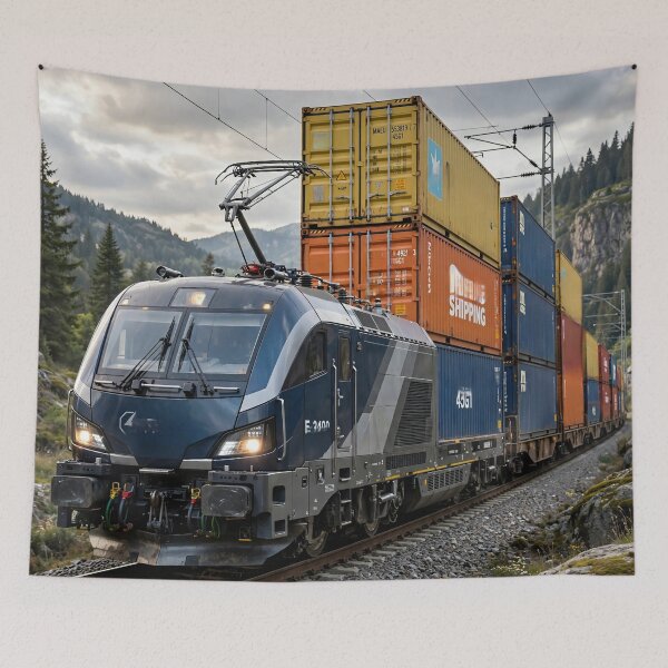 Item preview, Three Stack Train designed and sold by AwesomeDigiShop.