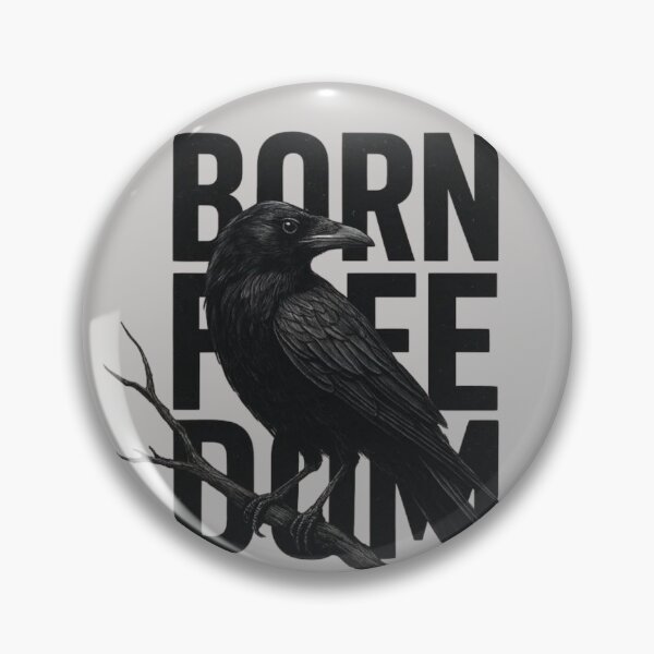 Item preview, Born Free Let Your Dreams Fly High – Crow Freedom Inspirational Design designed and sold by RajDeals.