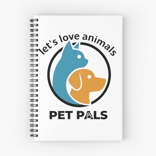 Item preview, Let's Love Animals Dog and Cat Emblem designed and sold by Nela-&-Lena.