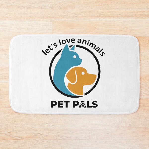 Item preview, Let's Love Animals Dog and Cat Emblem designed and sold by Nela-&-Lena.