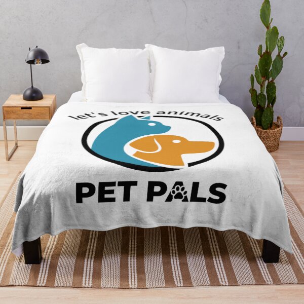 Item preview, Let's Love Animals Dog and Cat Emblem designed and sold by Nela-&-Lena.