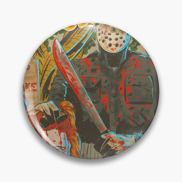 Item preview, Friday The 13Th Comic Movie Poster designed and sold by WoolRudransh.
