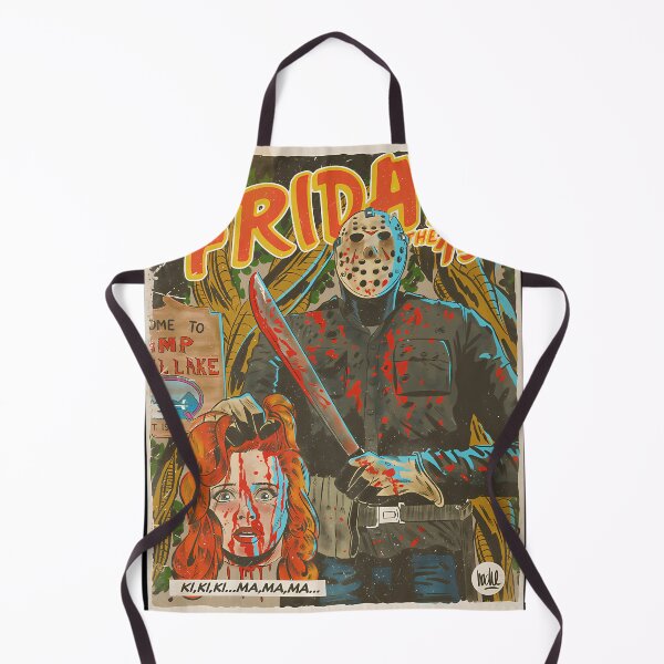 Item preview, Friday The 13Th Comic Movie Poster designed and sold by WoolRudransh.