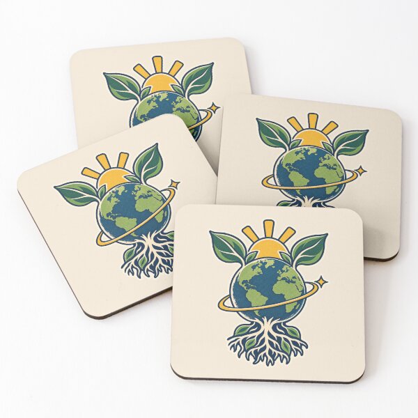 Item preview, Earth Day Gift – Rooted Planet Sustainability and Nature Design designed and sold by astersgraphics.
