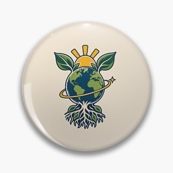 Item preview, Earth Day Gift – Rooted Planet Sustainability and Nature Design designed and sold by astersgraphics.