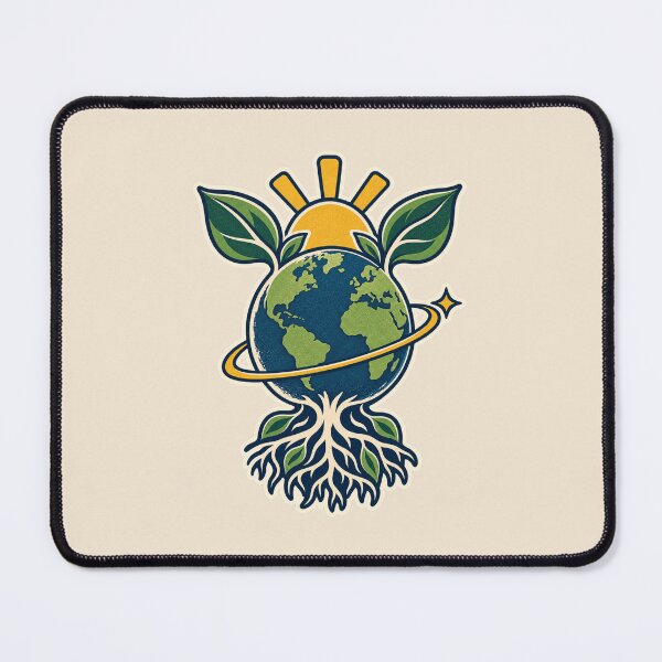 Item preview, Earth Day Gift – Rooted Planet Sustainability and Nature Design designed and sold by astersgraphics.