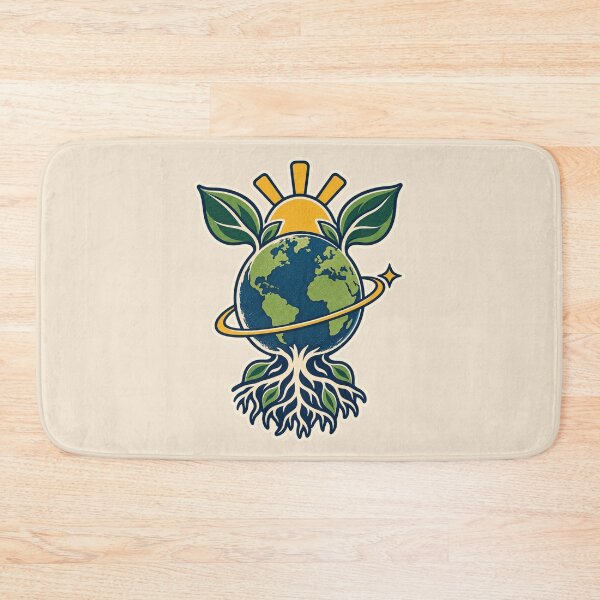Item preview, Earth Day Gift – Rooted Planet Sustainability and Nature Design designed and sold by astersgraphics.