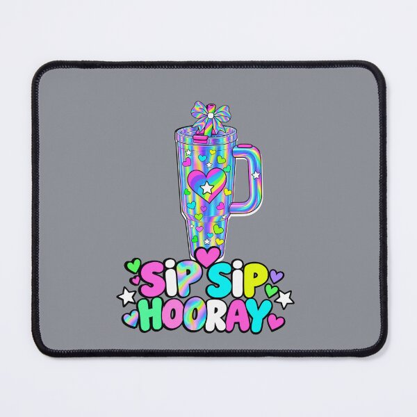 Item preview, Sip Sip Hooray – Holographic Rainbow Tumbler T-Shirt designed and sold by Aimetoi.