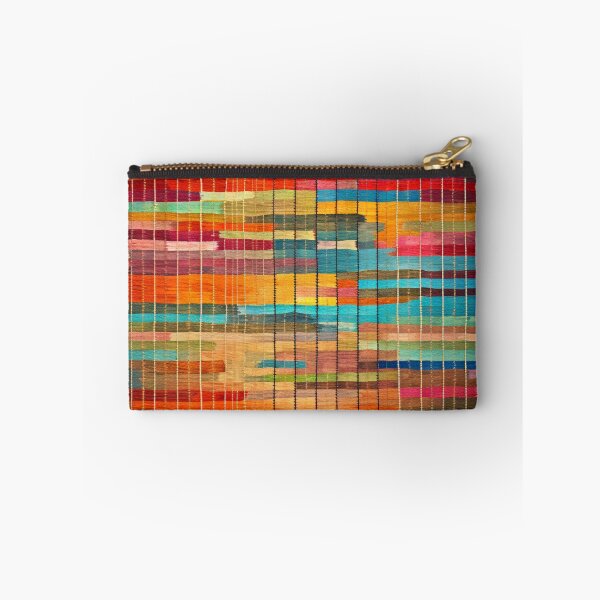 Item preview, Colorful Moroccan Boucherouite Grid Rug designed and sold by GrinGalore.