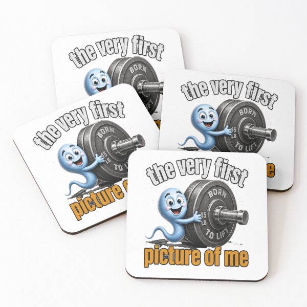 Item preview, The Very First Picture of Me – Funny Weightlifting designed and sold by JansenGS.